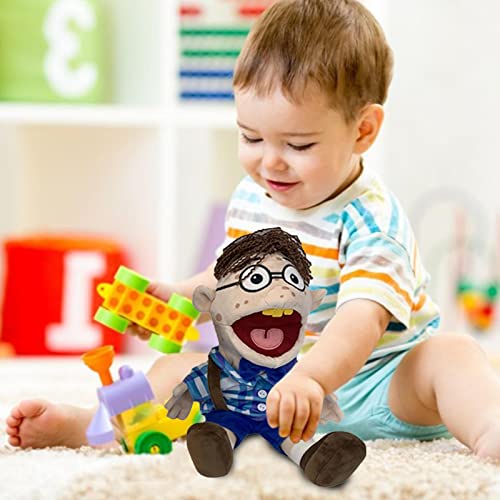 Fulenyi Jeffy Puppet Plush Toy Doll, Jeffy Feebee Puppet Plush SML Toy, Soft Stuffed Hand Puppet Prank Plush Toy, Silly Ventriloquist Hand Puppets For Kids Party Favors Gift