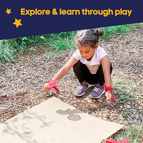 Kipod Hand Shadow Puppets Bracelets Kit – 6 Kids Wristbands with Animal Shapes to Create Fun Shadow Theatre Creatures for Open-Ended, Imaginative Play – Waldorf Toys for Kids Age 3+