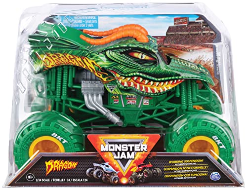 Monster Jam, Official Monster Truck, Die-Cast Vehicle, 1:24 Scale (Styles vary, item selected at random)