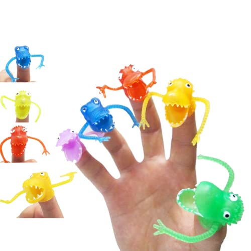 Vokowin 20pcs Monster Finger Puppets, Cute Monster Finger Role Play Toys Finger Monsters Kids Creative Toy (K112-20)