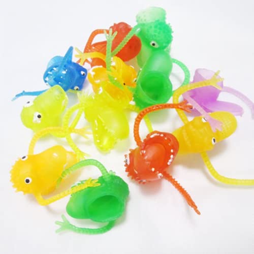 Vokowin 20pcs Monster Finger Puppets, Cute Monster Finger Role Play Toys Finger Monsters Kids Creative Toy (K112-20)