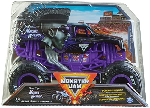 Monster Jam, Official Monster Truck, Die-Cast Vehicle, 1:24 Scale (Styles vary, item selected at random)