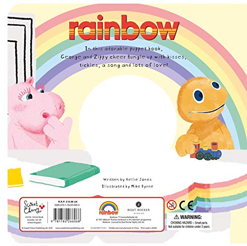 Time for Bed, Zippy! (Rainbow Hand Puppet Book) - Ideal for Bedtime Reading for Kids Ages 3-5 Years