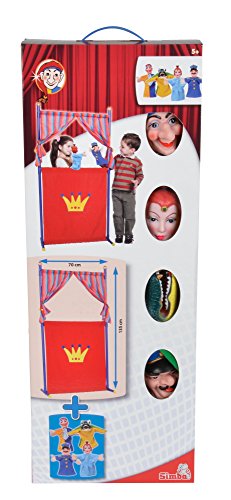 Simba 104586783 Hand Kids | 135 x 70 cm Classic Theatre Includes 4 Detailed Puppets | for Ages 5+