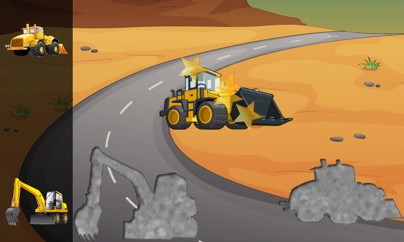 Digger Puzzles for Toddlers and Kids : play with construction vehicles ! Educational Puzzle Games