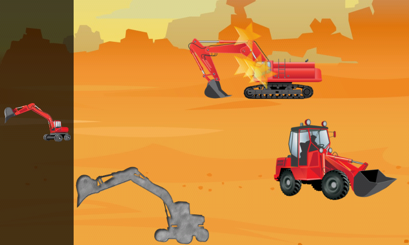 Digger Puzzles for Toddlers and Kids : play with construction vehicles ! Educational Puzzle Games