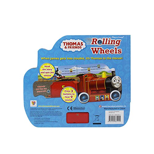 Thomas & Friends - Rolling Wheels Sound Book - PI Kids (Play-A-Sound) (Little Vehicle Book)
