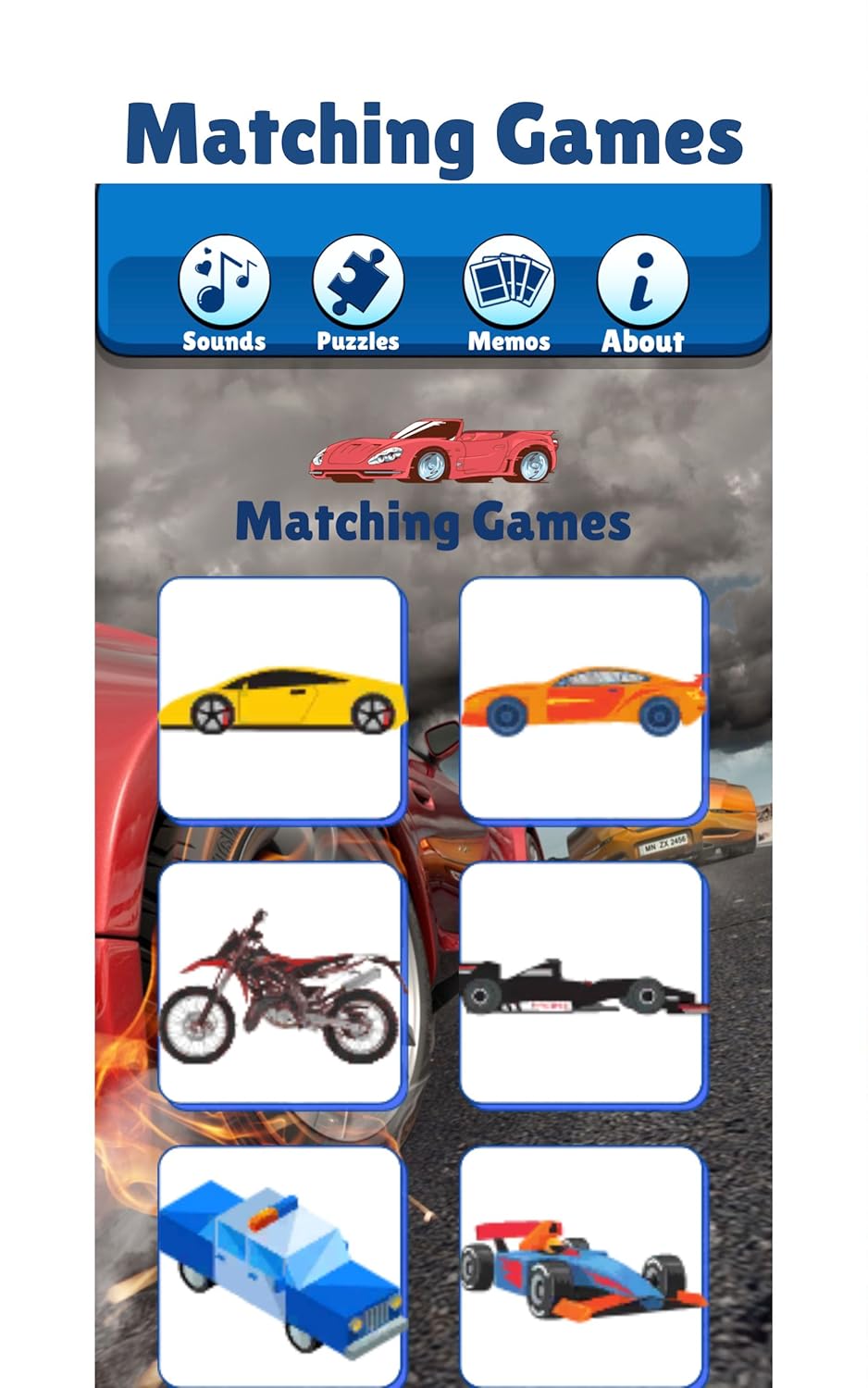 Fun Kids Car Games Free: Under 6-Year-Old Kids 🏎️🧩