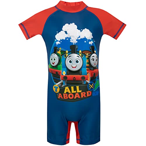 Thomas & Friends Boys Surfsuit Thomas The Tank Engine Blue 3-4 Years