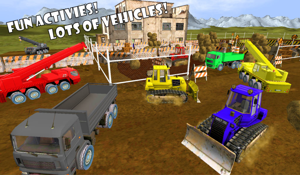Construction Build & Play! 3D Toy Vehicle Game For Toddlers and Kids
