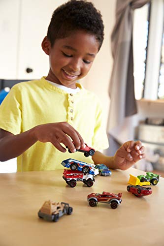 Matchbox 9-Pack Vehicles, Collection of 9 1:64 Scale Die-Cast Toy Cars Featuring Real-World Replicas of Recognizable Vehicles for Collectors and Kids 3 Years Old & Older, X7111