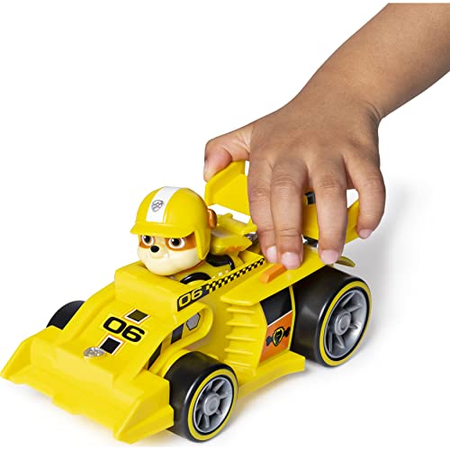 PAW Patrol Ready, Race, Rescue Rubble’s Race & Go Deluxe Vehicle with Sounds, for Kids Aged 3 Years and Over