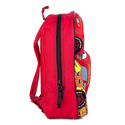 Disney 760-8462 1 x Lightning McQueen 'Piston Cup Champion' 3D Effect Car 31cm Backpack