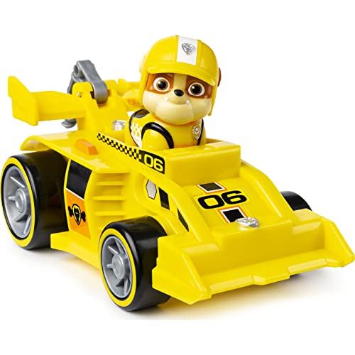 PAW Patrol Ready, Race, Rescue Rubble’s Race & Go Deluxe Vehicle with Sounds, for Kids Aged 3 Years and Over