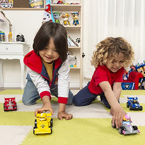 PAW Patrol Ready, Race, Rescue Rubble’s Race & Go Deluxe Vehicle with Sounds, for Kids Aged 3 Years and Over