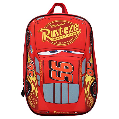 Disney 760-8462 1 x Lightning McQueen 'Piston Cup Champion' 3D Effect Car 31cm Backpack