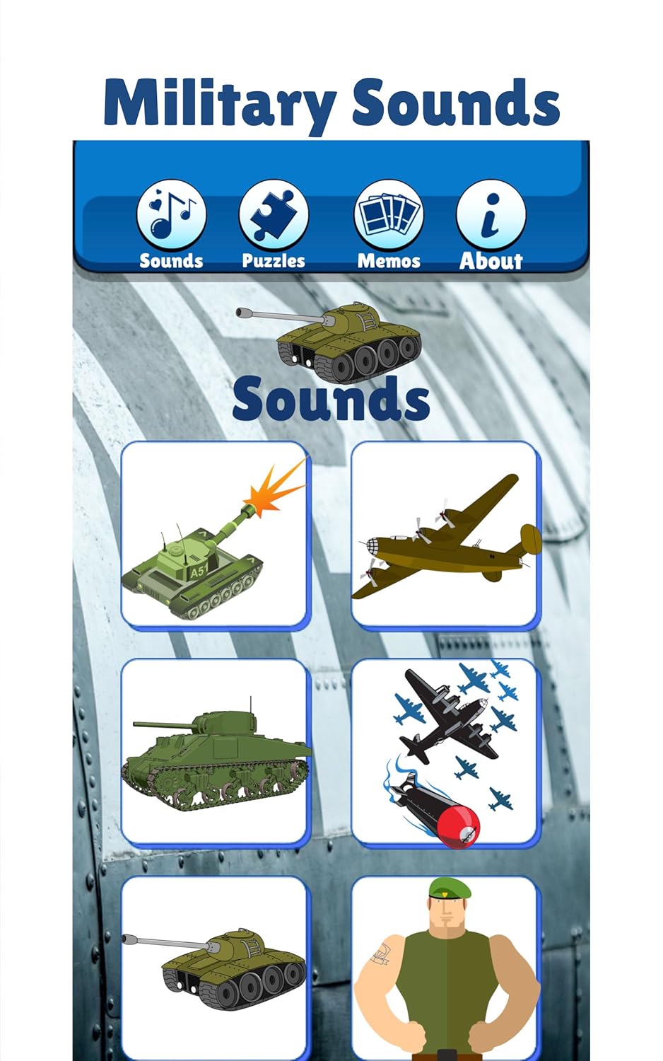 Soldier Army Games For Kids Free 🔥: US Army & War Sounds Puzzle & Matching Games