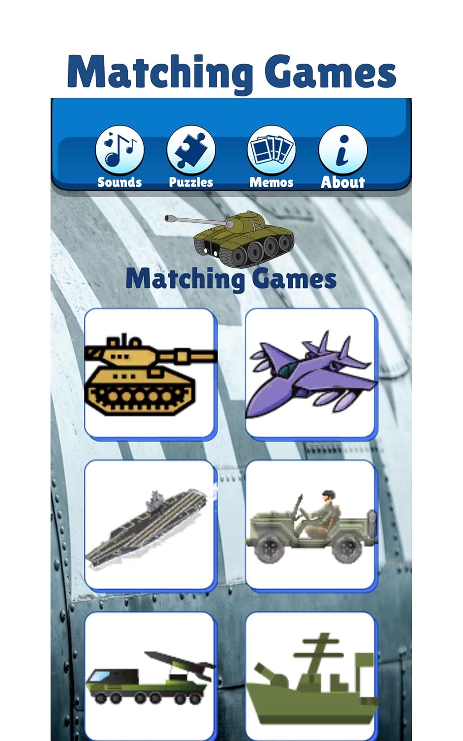 Soldier Army Games For Kids Free 🔥: US Army & War Sounds Puzzle & Matching Games