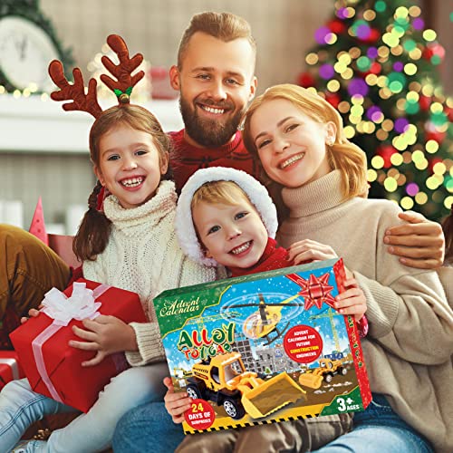 MDINGTD Kids Advent Calendar 2023，Toys Cars for 2 3 4 5 6 7 Year Old Boys Advent Calendar 2023 Kids' Play Vehicles 2-8 Year Old Boy Gifts Christmas Calendar Toy Advent Calendar Advent Calendar for Kid