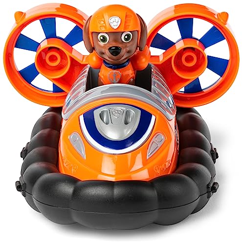 Paw Patrol, Zuma’s Hovercraft Vehicle with Collectible Figure, for Kids Aged 3 Years and Over