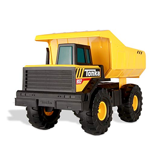 Tonka Steel Classics | Mighty Dump Truck | Kids Construction Toys for Boys and Girls, Vehicle Toys for Creative Play, Motor Skill Development for Kids Ages 3+ | Basic Fun 06025