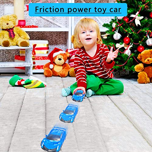 FQDVM kids' Play Vehicles Gifts for 3,4,5,6,7-12 Year Old Boys Girls ，Robot Car Toy Kids 2 in 1 Deformation Car Toy -Best Gift (Blue)