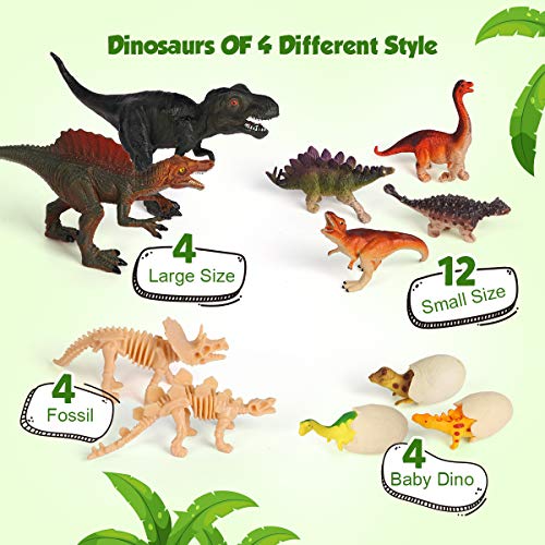 D-FantiX Dinosaur Advent Calendar 2023 for Kids, 24 Days Countdown to Christmas Advent Calendars Dino Toy Xmas Gift for Boys Girls 3 4 5 6 Years Old
