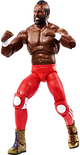 WWE Ultimate Edition Mr. T Action Figure, 6-inch Collectible with Extra Heads, Swappable Hands & WrestleMania Entrance Robe for Ages 8 Years Old & Up