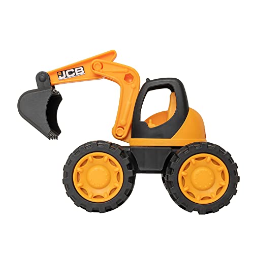 HTI JCB - Kids Toys - Construction Excavator Toy - Truck Toy - iconic Construction Vehicles - Kids' Play Figures & Vehicles - 2 Year Old Boys & Girls Plus
