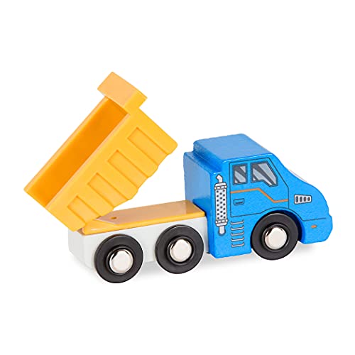 Battat – Wood Cars for Kids – 6pc Toy Vehicle Set – Mini Rescue & Construction Vehicles – Toddler Truck Toys – Wooden Play Cars – Wooden Vehicles Set 2 – 3 Years +