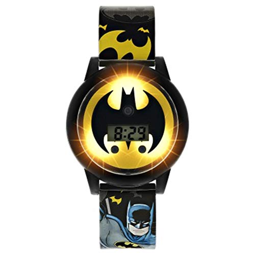 BATMAN Boys Digital Watch with PU Strap BAT4668