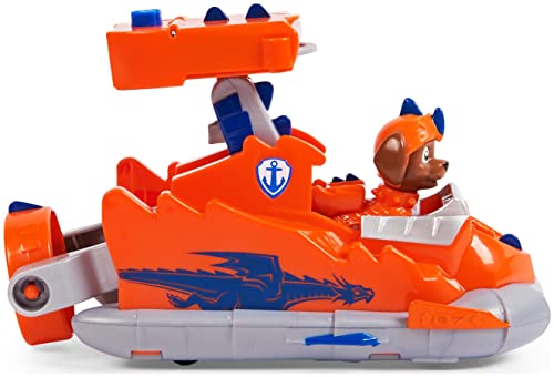 PAW PATROL, Rescue Knights Zuma Transforming Toy Car with Collectible Action Figure, Kids’ Toys for Ages 3 and up