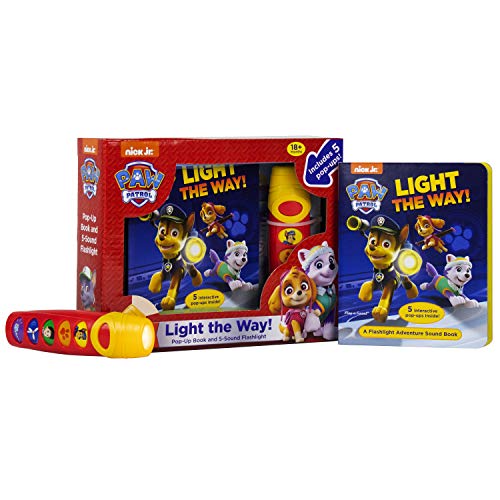 Nickelodeon PAW Patrol - Light the Way! A Little Flashlight Adventure Sound Book - PI Kids (Play-A-Sound)