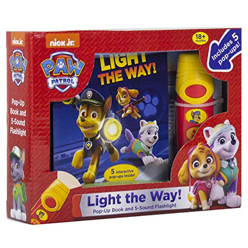 Nickelodeon PAW Patrol - Light the Way! A Little Flashlight Adventure Sound Book - PI Kids (Play-A-Sound)