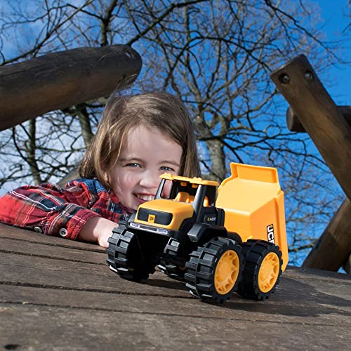 HTI JCB 7 Inch Dump Truck | JCB Construction Vehicle Play Vehicles | Indoor, Outdoor And Sandpit Construction Vehicle Toys | Kids' Play Figures & Vehicles | Construction Vehicles & Trucks | 18M+