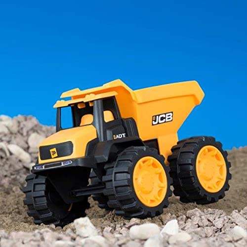 HTI JCB 7 Inch Dump Truck | JCB Construction Vehicle Play Vehicles | Indoor, Outdoor And Sandpit Construction Vehicle Toys | Kids' Play Figures & Vehicles | Construction Vehicles & Trucks | 18M+