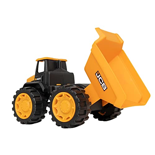 HTI JCB 7 Inch Dump Truck | JCB Construction Vehicle Play Vehicles | Indoor, Outdoor And Sandpit Construction Vehicle Toys | Kids' Play Figures & Vehicles | Construction Vehicles & Trucks | 18M+