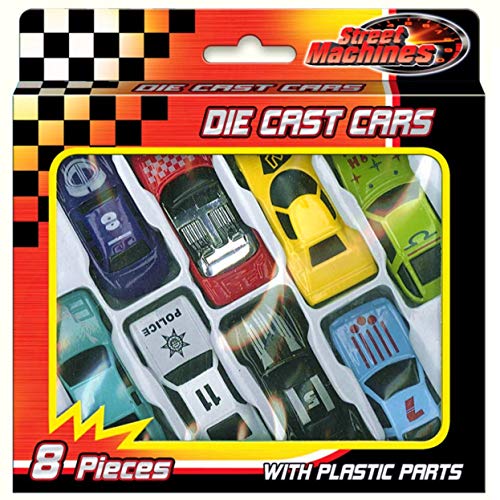 MTS 8 Pcs Die Cast Racing Car Vehicle Play Set Cars Kids Boys Toy