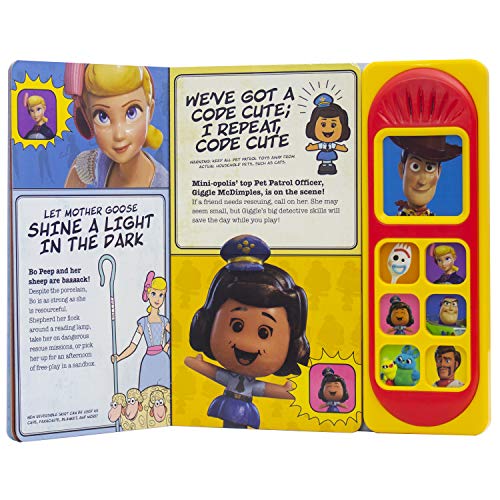 Disney Pixar Toy Story 4 Woody, Buzz Lightyear, Bo Peep, and More! - The Toys are Back! Sound Book - PI Kids (Play-A-Sound) (Play-a-sound: Toy Story 4)