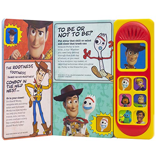 Disney Pixar Toy Story 4 Woody, Buzz Lightyear, Bo Peep, and More! - The Toys are Back! Sound Book - PI Kids (Play-A-Sound) (Play-a-sound: Toy Story 4)