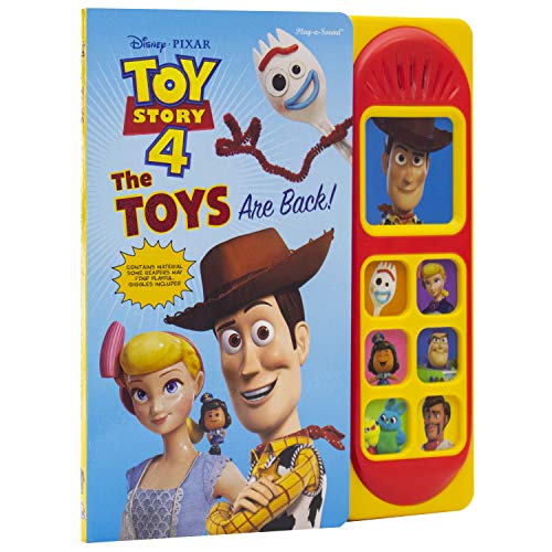 Disney Pixar Toy Story 4 Woody, Buzz Lightyear, Bo Peep, and More! - The Toys are Back! Sound Book - PI Kids (Play-A-Sound) (Play-a-sound: Toy Story 4)