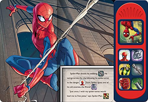 Marvel Spider-man - Never a Dull Day Sound Book - PI Kids (Play-A-Sound)