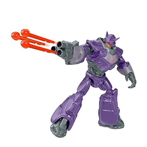 Buzz Lightyear Disney and Pixar Lightyear Zurg 10-in Tall Action Figure, 13 Posable Joints Authentic Detail, Movie Collector Toy, Kids Gift Ages 4 Years & Up, HHJ72