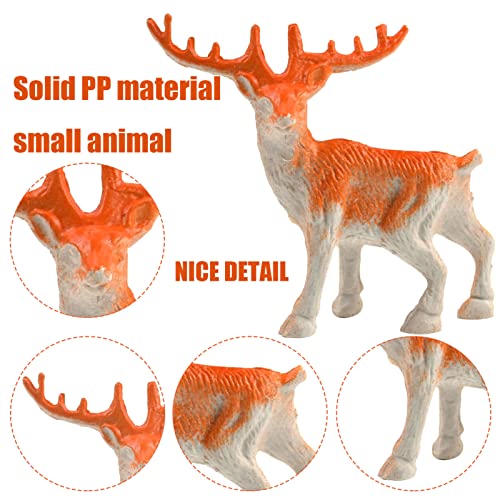 24 Pcs Wild Animals Figures Toys Animal Zoo Playset Plastic Animal Figure Jungles Kids' Play Animal Figures Miniature Animal Toys Realistic Toy Animal Sets Zoo Animals Toys for Toddlers Kids Gift