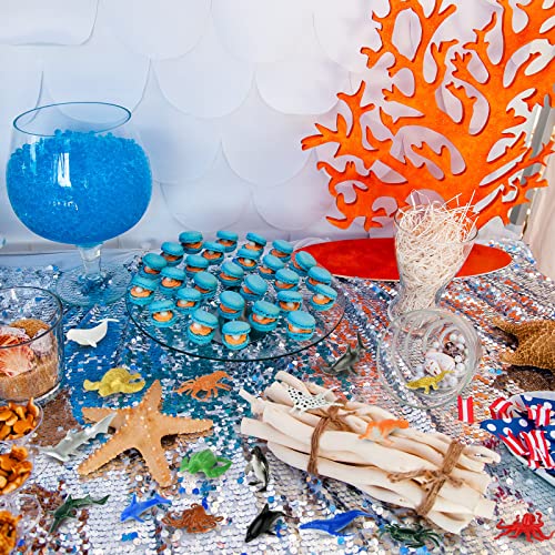 ELECLAND 60Pcs Animal Figures Toys, Mini Sea Creatures Toys, Farm Animal Figures, Dinosaur Figures Toys, Safari Animal Figures Woodland Animal Figures, Mini Animal Cake Toppers, Kids Play Figures