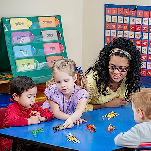 GVSAVY 12 pieces of simulated insects, non-toxic plastic safe animal models, educational 3D models for children, suitable for education, insect theme parties, Halloween holiday parties