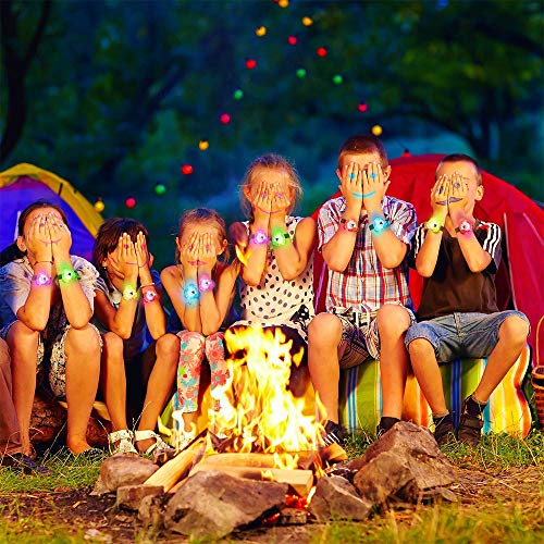 LED Light Up Party Favors for 3-12 Year Old Kids Boys Girls Glow In The Dark Birthday Gifts Party Favors Supplies Prizes Box Anxiety Toys for Classroom Hand Spin