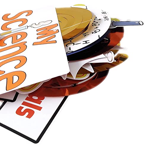 Science Theme Birthday Decoration Kit Science Birthday Banner & Hanging Swirls Ceiling Whirl Streamer Hanging Cutouts Set Mad Science Party for Kids Birthday Baby Shower Chemistry Laboratory Party