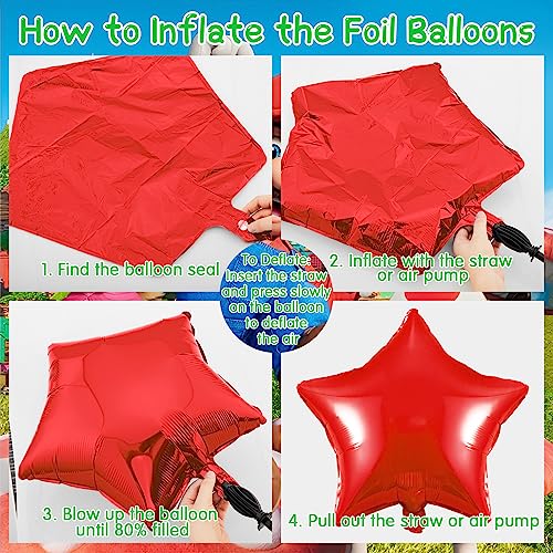 CHUKUA Ma-rio Birthday Party Decorations Boys Girls- Super Balloons Bros Foil Balloons Happy Birthday Banner for Kids Birthday Theme Party Supplies Decoration