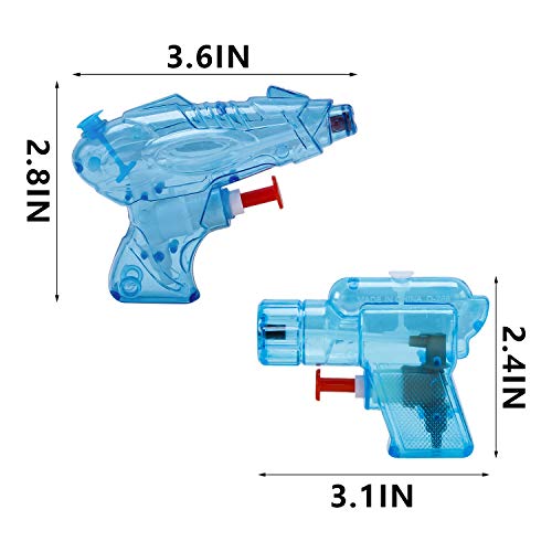 12 Packs Water Gun Pistol for Kids Squirt Toys Party Bag Filler Party Favours Outdoor Beach Swimming Pool Game Summer Party Supplies For Kids Boy Girl